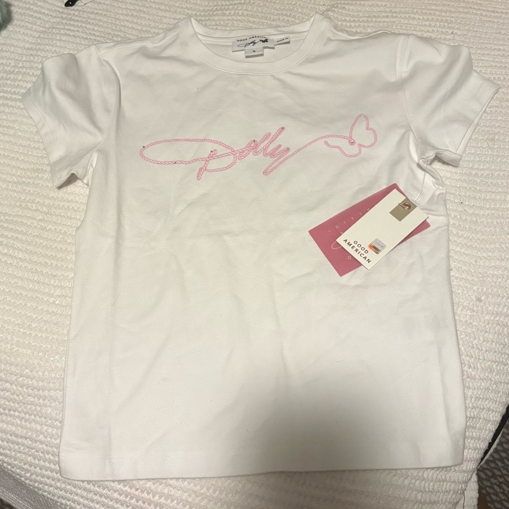 Good American x Dolly Parton Baby Tee